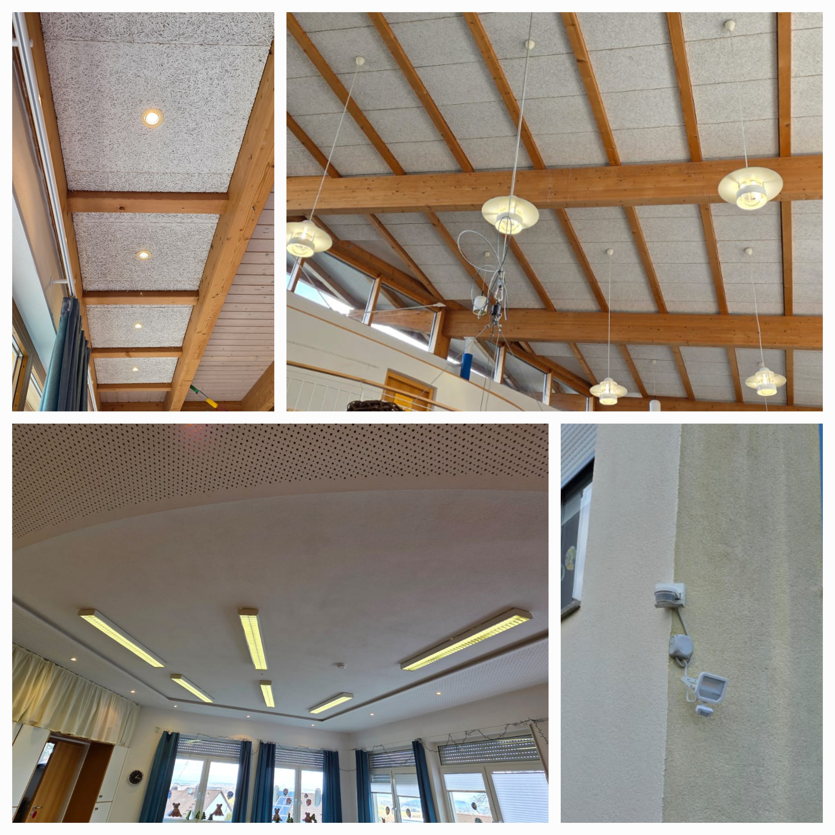 moderne Beleuchtungslösung in einem Wohnraum
