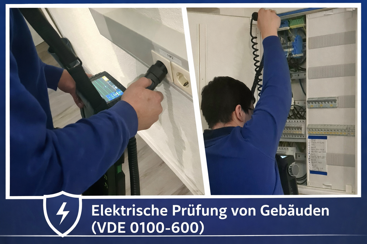 Elektrische Prüfung von Gebäuden und Tests nach VDE-Norm